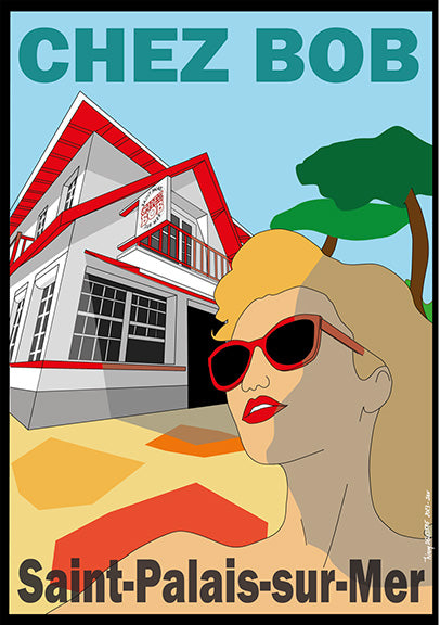 Chez Bob 02 - Affiche 60x40 cm livrée chez vous
