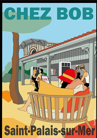 Chez Bob 03 - Affiche 60x40 cm livrée chez vous