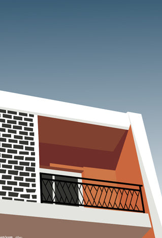 Affiche Maison royan 01 (affiche 60x40 livrée chez vous)